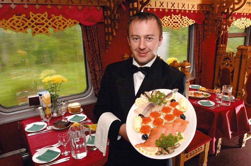 Tsar's Gold train_Meals onboard 2